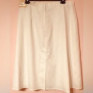 NWT Vintage cream military uniform skirt size 20MR